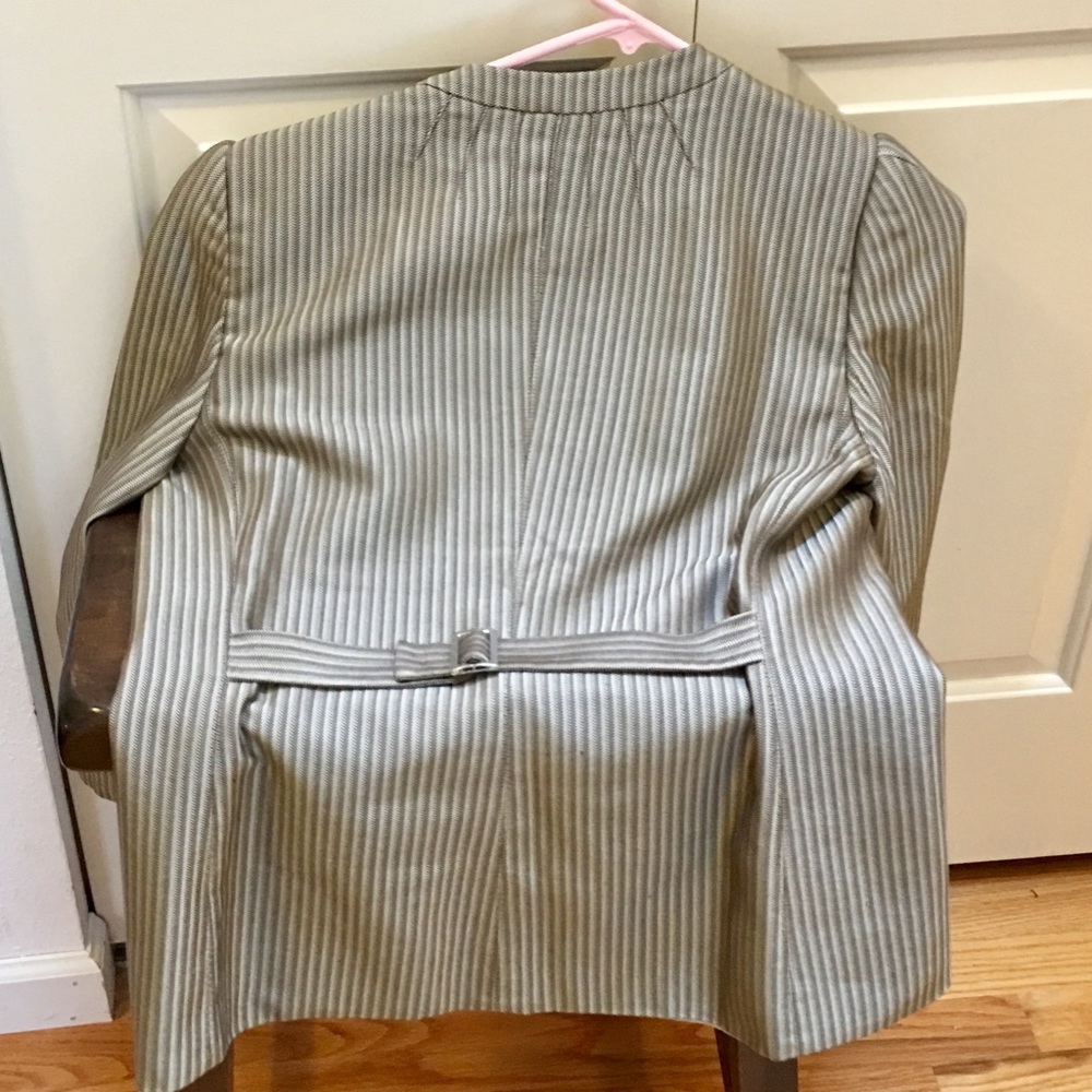 Armani Mini Herringbone Pattern Jacket - image 6